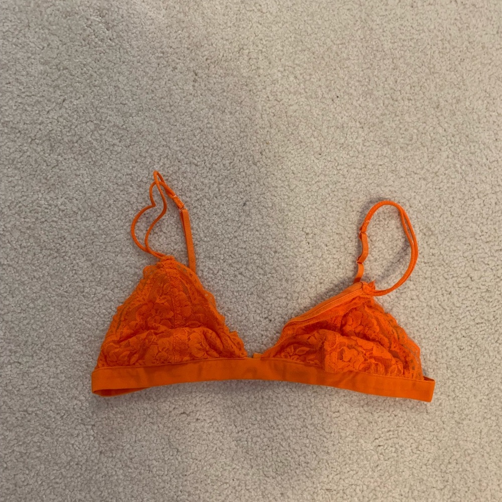 Lacey triangle bralette